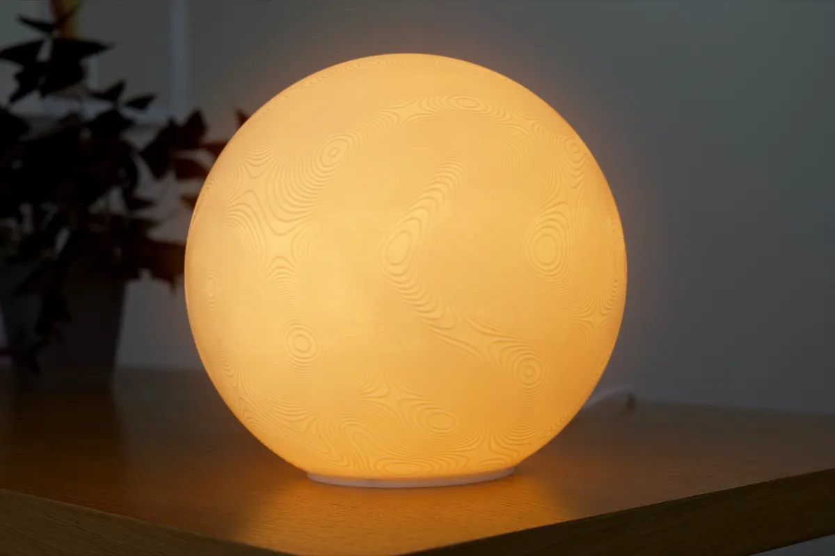O2 Landscape Sculpted Lamp - product image