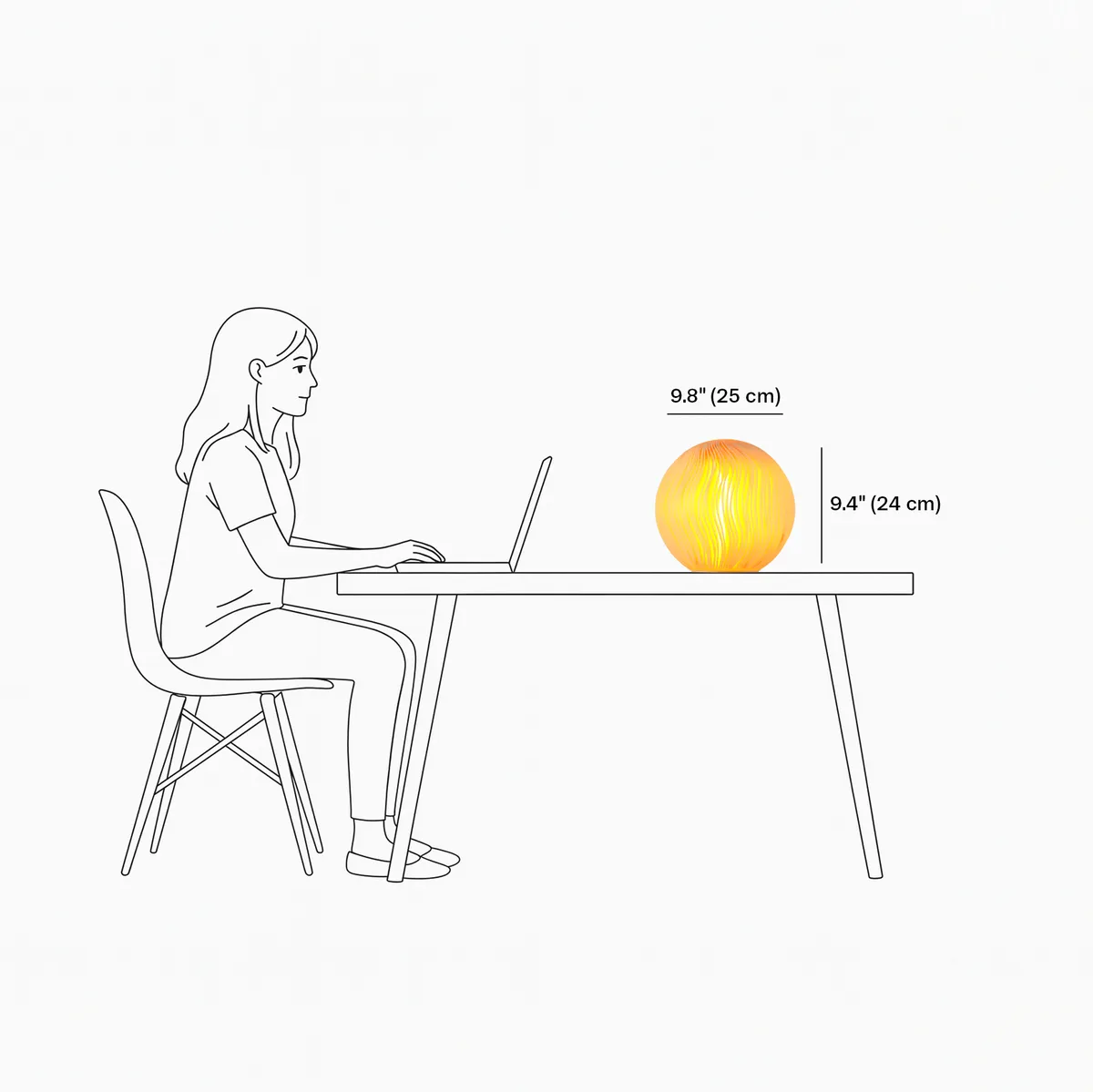 O5 Wind-Sculpted Lamp - product image