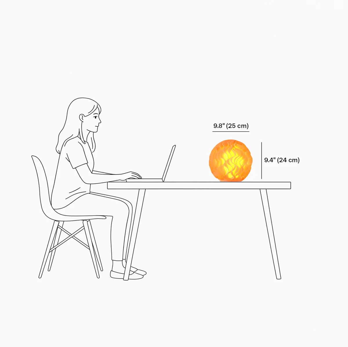 O10 Growth Sculpted Lamp - product image