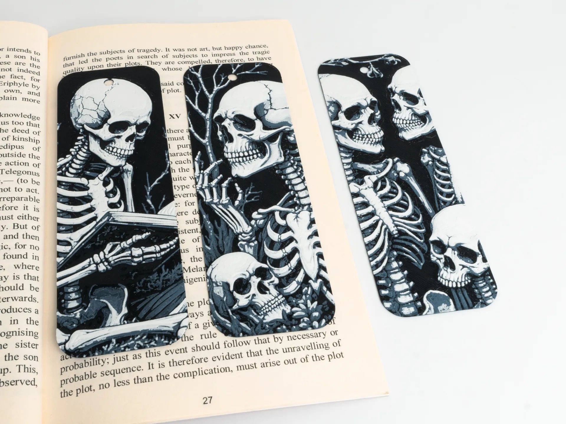Skeleton Bookmarks (Set of 3) - product image