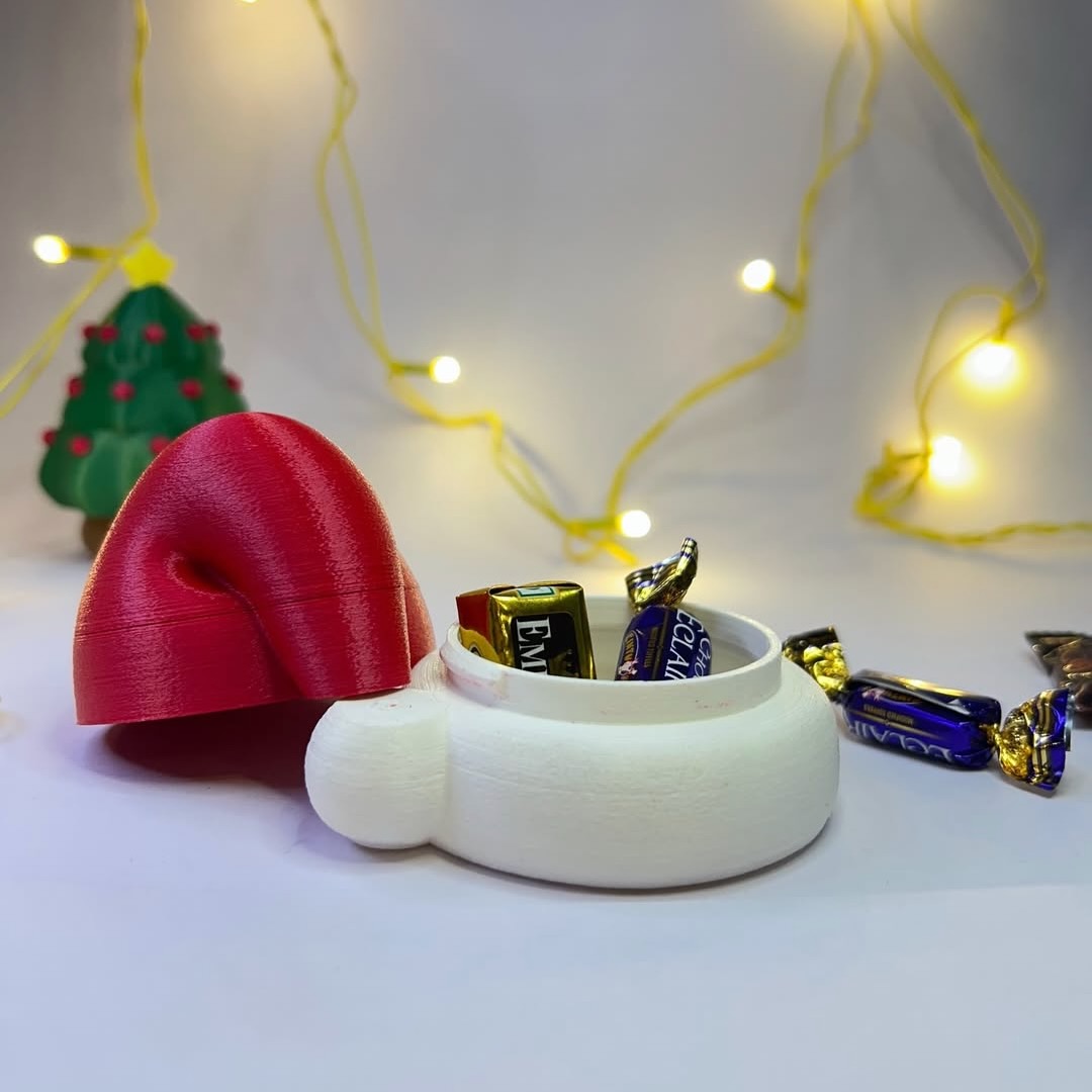 Santa Hat Container - product image