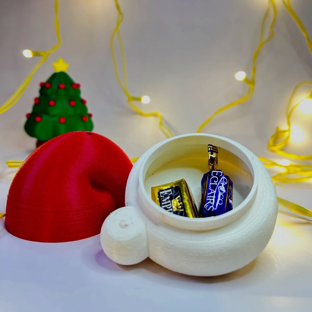 Santa Hat Container - product image