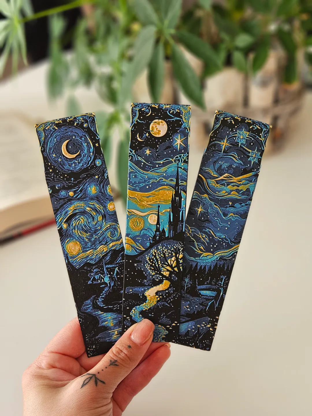 Starry Night Dreams Bookmarks (Set of 3) - product image